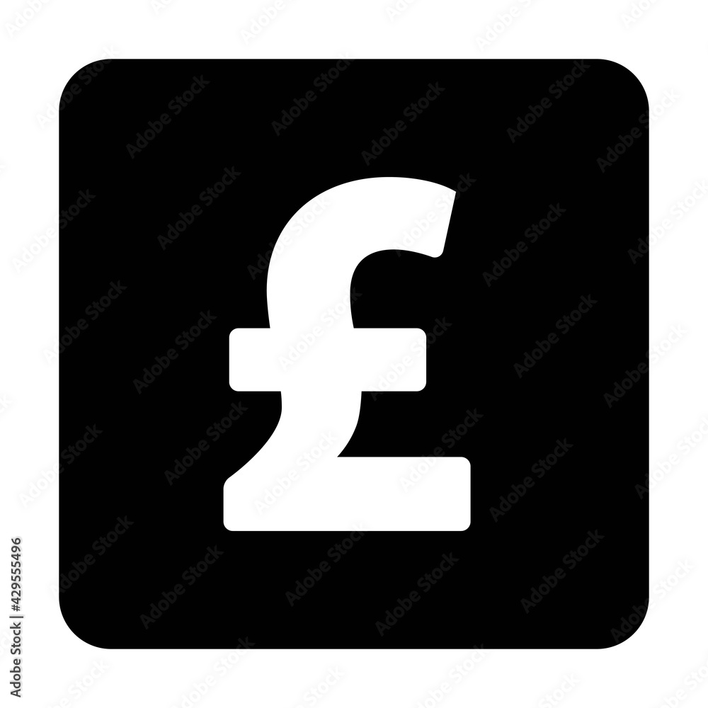 Pound sign icon vector currency symbol for business and finance in a flat color glyph pictogram illustration Pound sign icon vector currency symbol for business and finance in a flat color glyph pictogram illustration