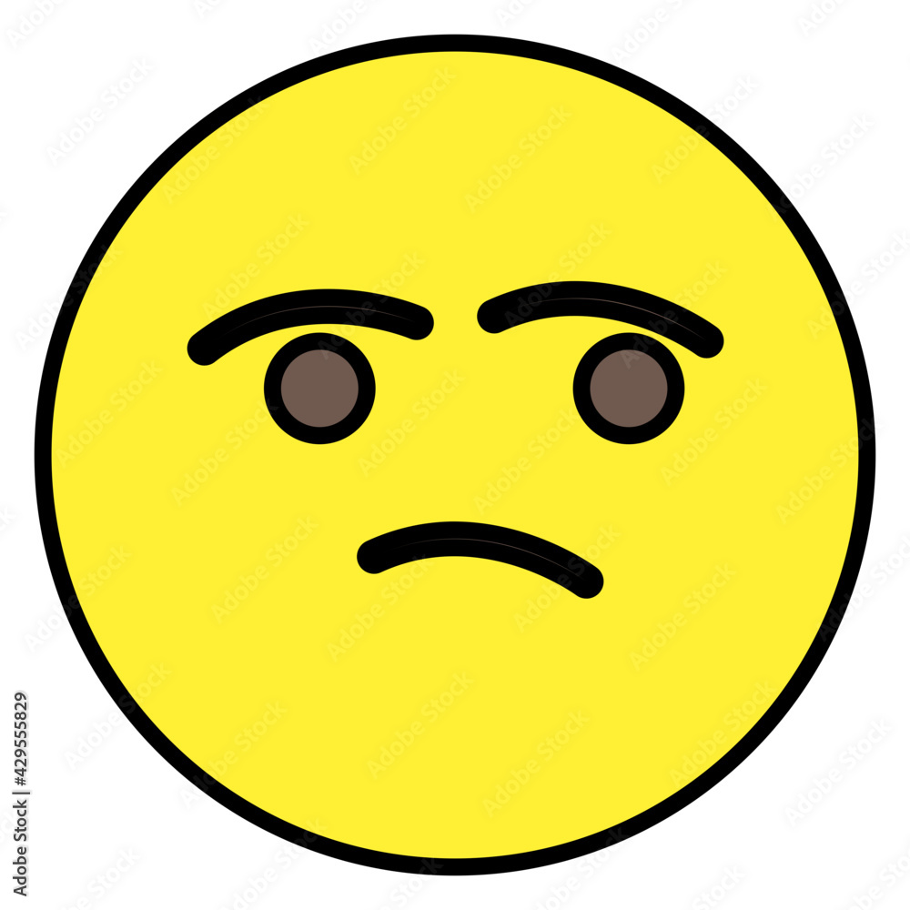 An editable design icon of scornful emoji
An editable design icon of scornful emoji