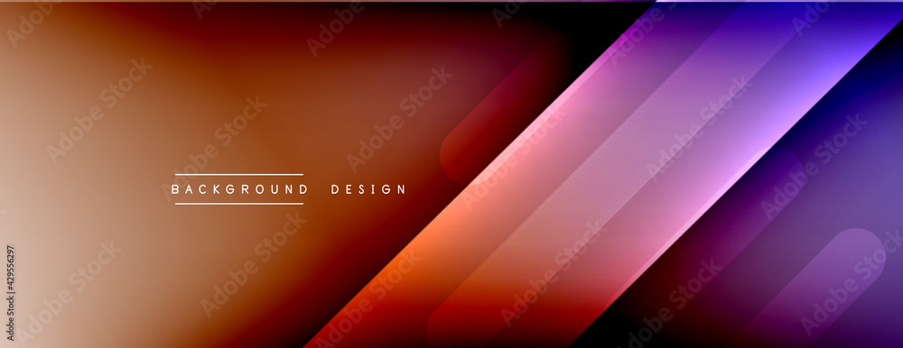 Dynamic lines abstract background. 3D shadow effects and fluid gradients. Modern overlapping forms Dynamic lines abstract background. 3D shadow effects and fluid gradients. Modern overlapping forms