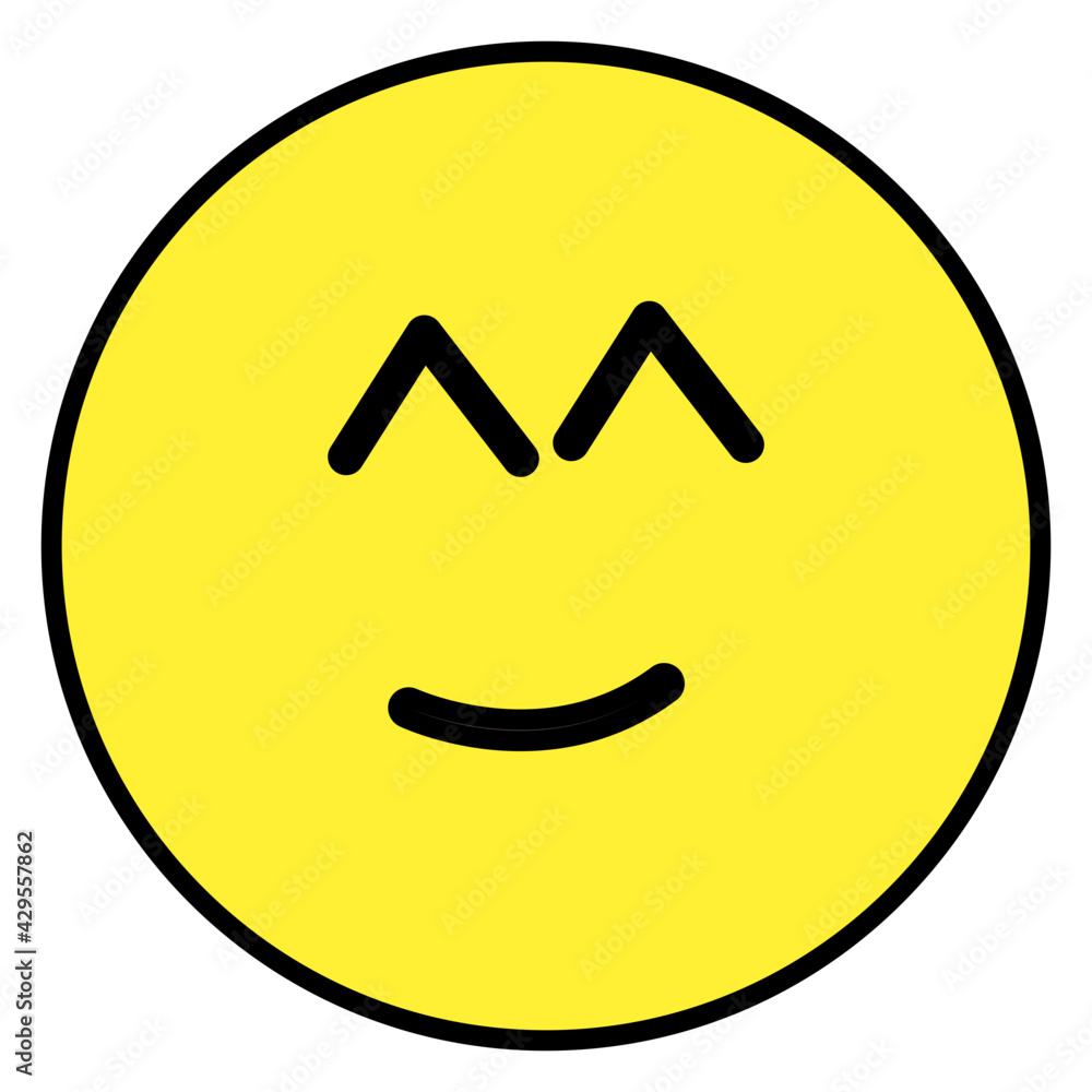 A beautiful design icon of emoji A beautiful design icon of emoji