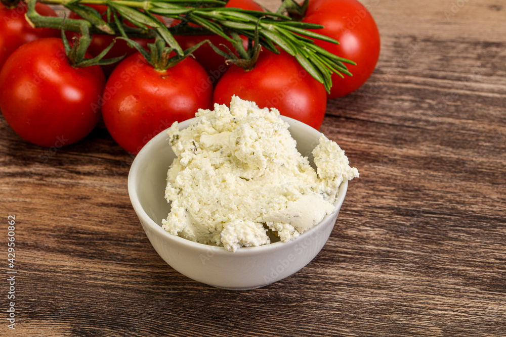 Soft cream cheese with herbs Soft cream cheese with herbs