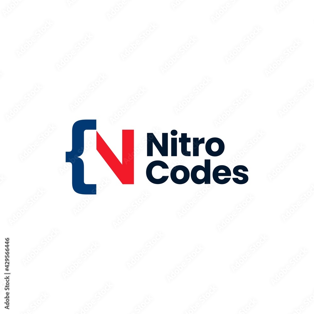 n letter mark code logo vector icon illustration n letter mark code logo vector icon illustration