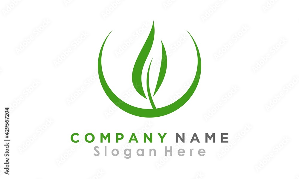 brand logo nature leaf brand logo nature leaf
