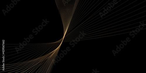 Luxury black gold background