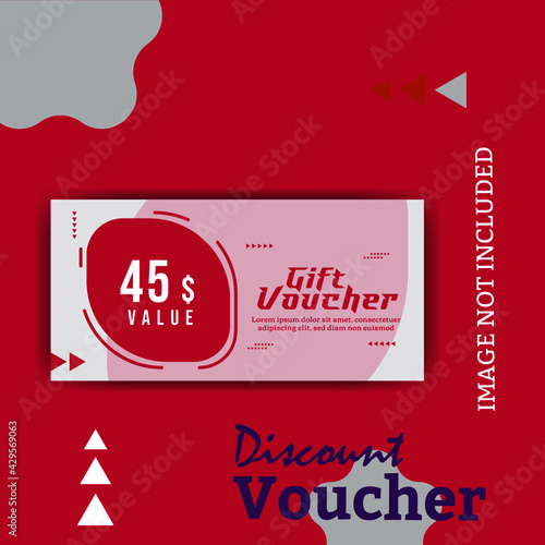 Creative Discounts Gift Voucher Template