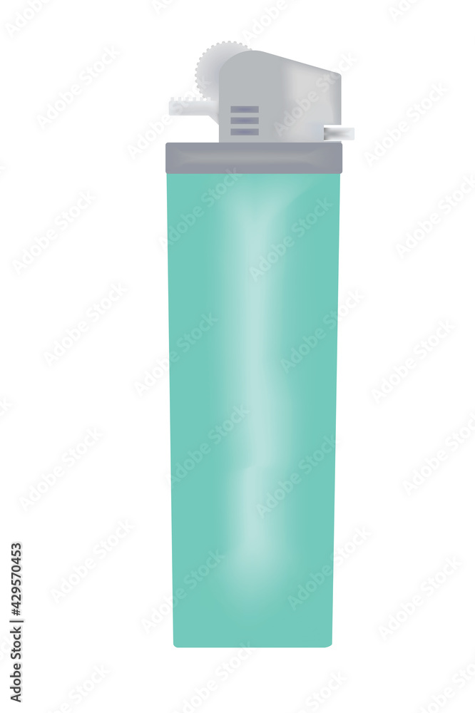 Blue lighter template. vector illustration Blue lighter template. vector illustration