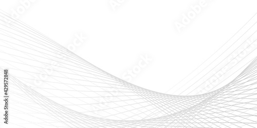 White and grey background with lines