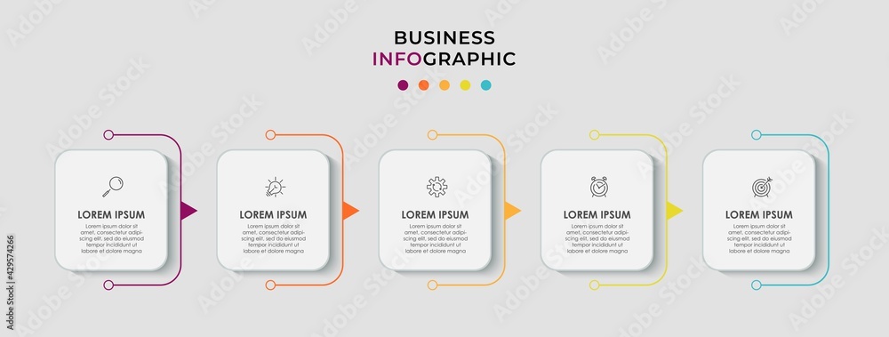 Infographics design vector and marketing icons can be used for workflow layout, diagram, annual report, web design. Business concept with 5 options, steps or processes. Infographics design vector and marketing icons can be used for workflow layout, diagram, annual report, web design. Business concept with 5 options, steps or processes.