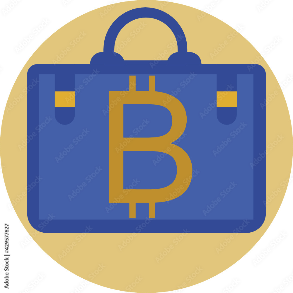 Bitcoin Icon. Vector Illustration Bitcoin Icon. Vector Illustration
