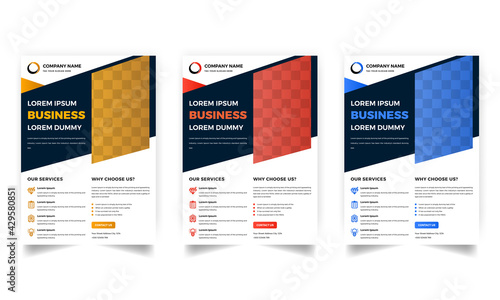 Business Creative Flyer Template
• Easy to edit
• RGB/CMYK color mode
• A4 Size
• Free Font
• Place your own photo, image, or banding