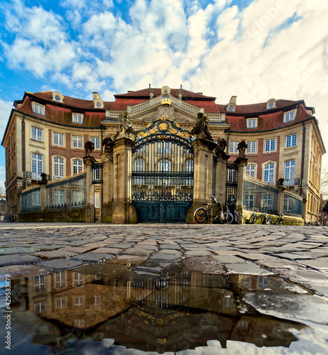 Erbdrostenhof - A three-wing late Baroque palace in Munster, North-Rhine-Westphalia, Germany