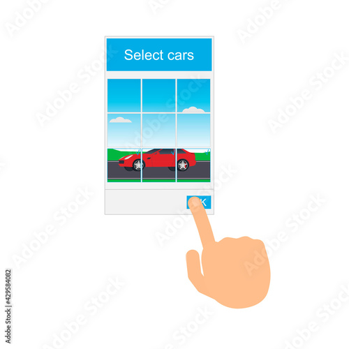 Captcha. Website security form, vector illustration photo