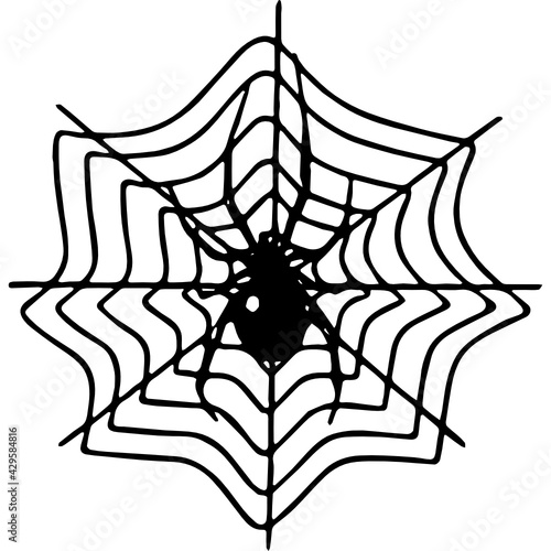 Spider on web | tatto