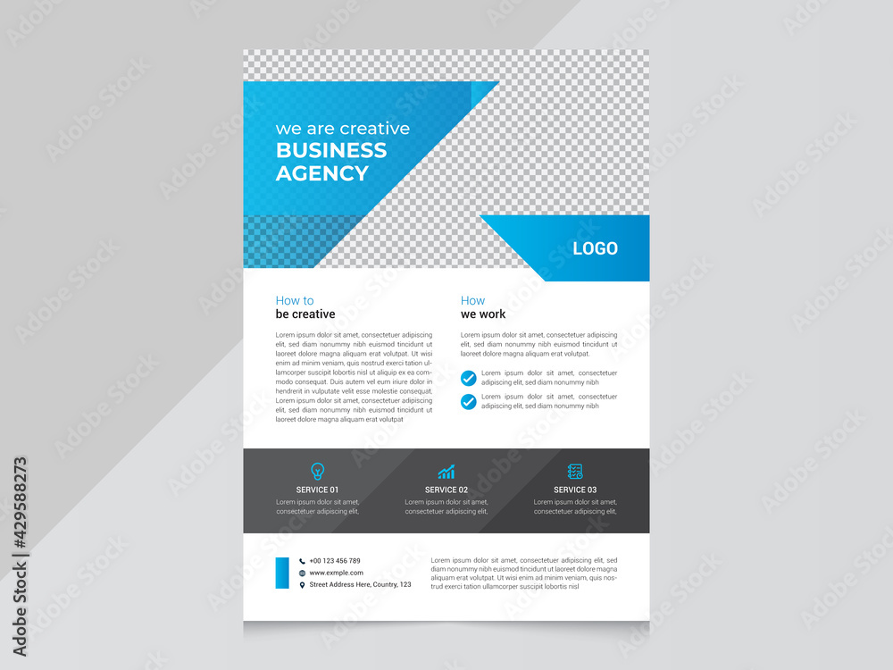 Corporate flyer template with Creative Business idea layout, Editable Flyer for Business Agency Corporate flyer template with Creative Business idea layout, Editable Flyer for Business Agency