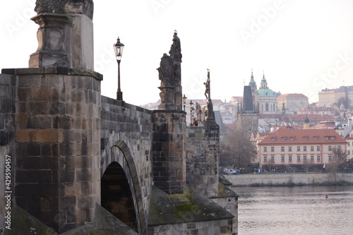 the charles bridge in Prague