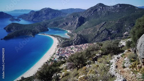 oludeniz lycian way, lycian way trekking, fethiye turkey, trekking mountain, meditation nature, mediterranean beach, seascape national park, kalkan shore, scenic azure, active freedom, rocky coast, me