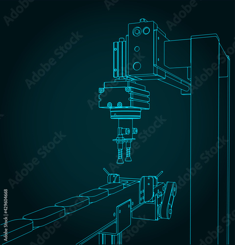 Factory line robot