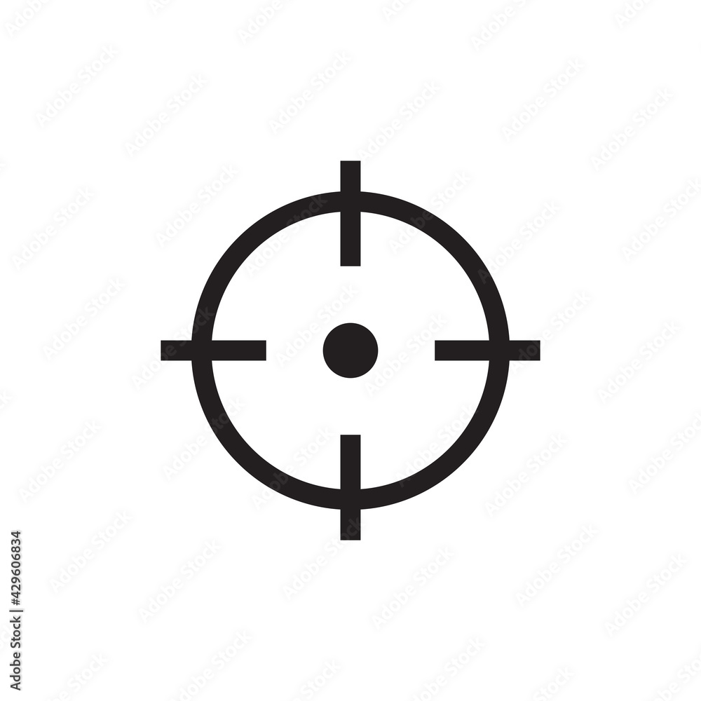 shooting-mark icon. sign design shooting-mark icon. sign design