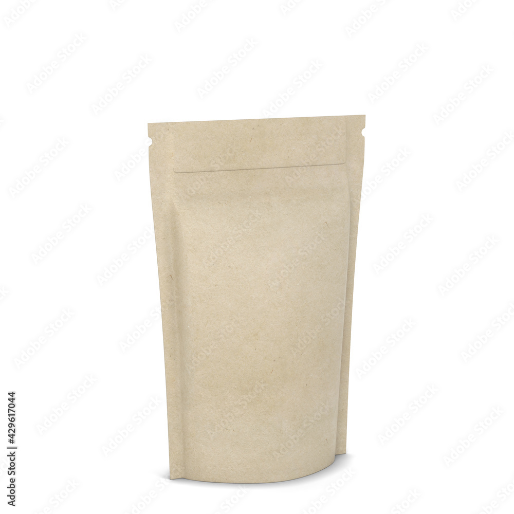 Blank zipper package mockup Blank zipper package mockup