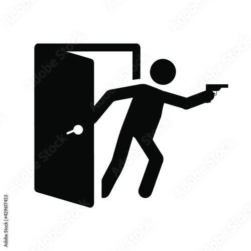 Raider in home icon