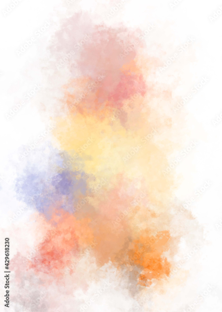 Fototapeta premium Brushed Painted Abstract Background. Brush stroked painting. Artistic vibrant and colorful wallpaper..