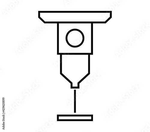 Laser cutter icon