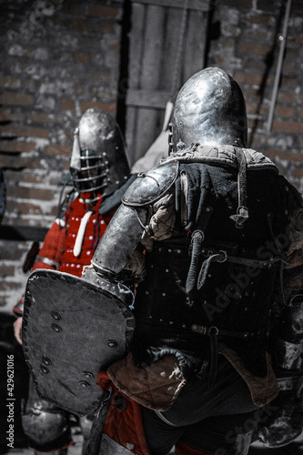 Knights fighting in a castle © prod 2BEREGA