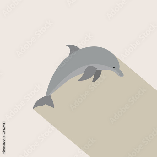 Dolphin jump vector art and graphics