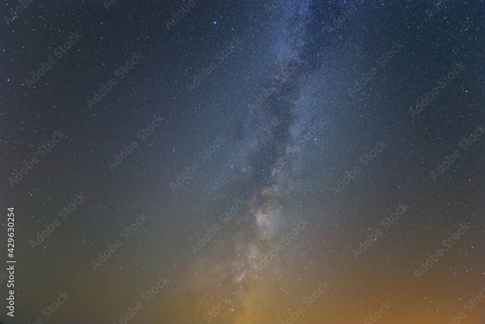 night starry sky with milky way, natural astronomy background night starry sky with milky way, natural astronomy background