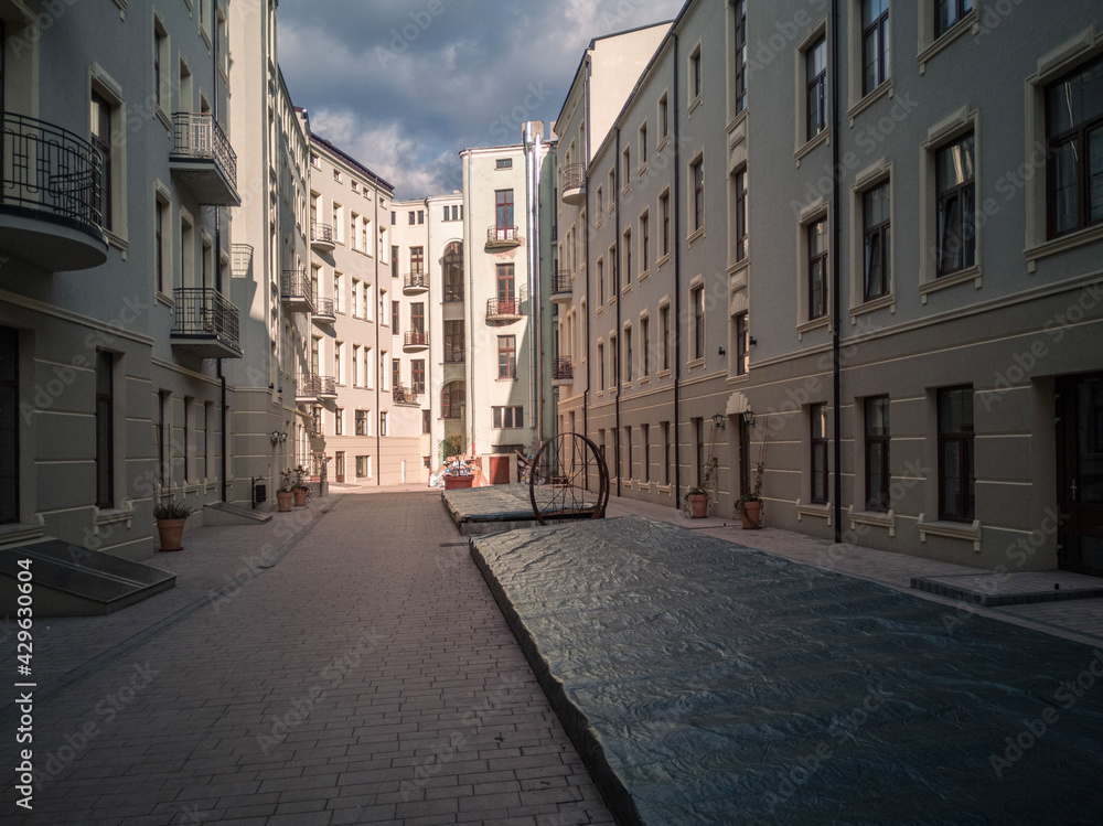 Fototapeta premium narrow street