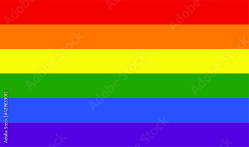 LGBT and LGBTQ pride flag icon and vector graphic symbol heart illustration lesbian and gay homosexuality