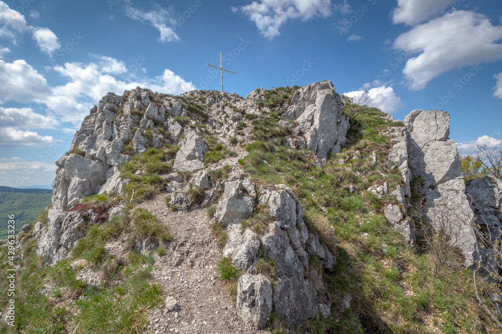Fototapeta premium peak in the slovak mountains - Strazovske vrchy