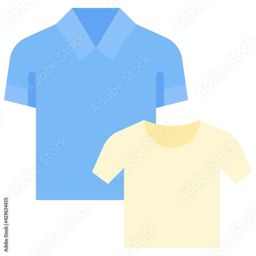 Shirt icon, Supermarket and Shopping mall related vector