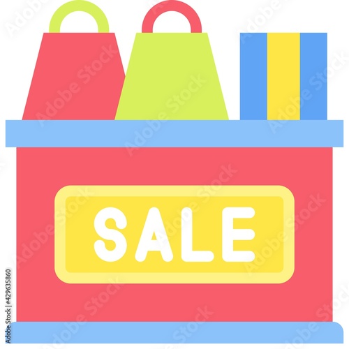 Sale icon, Supermarket and Shopping mall related vector