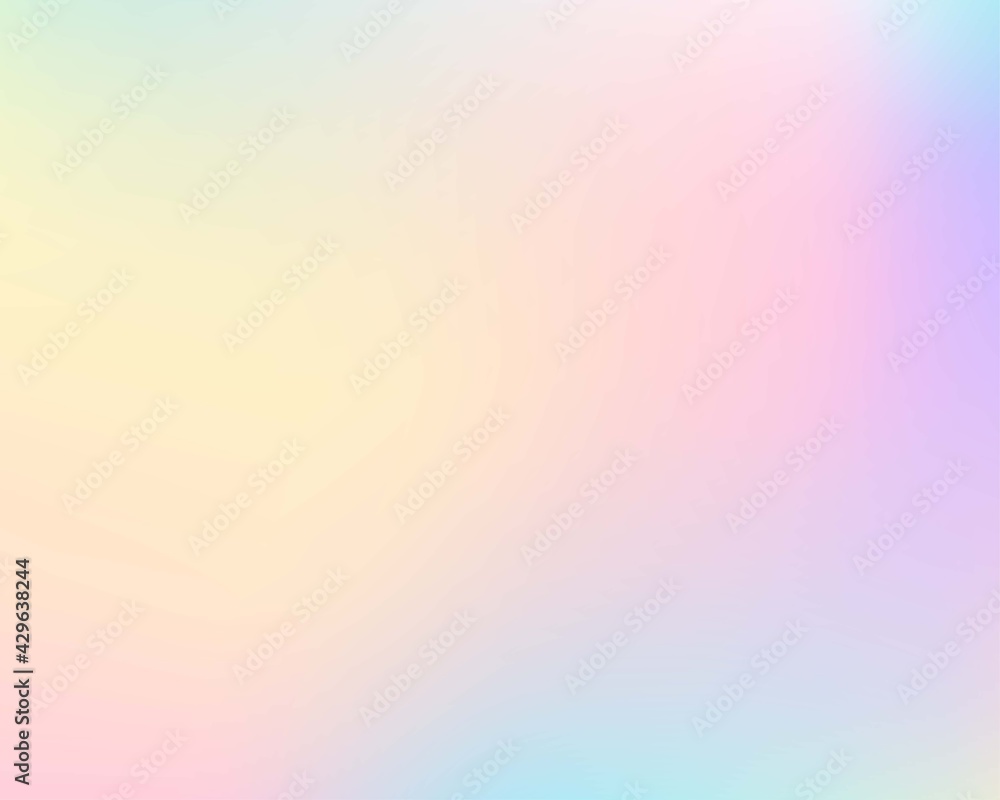 Rainbow gradient pastel background banner - obrazy, fototapety, plakaty 