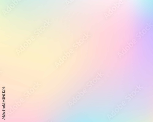 Rainbow gradient pastel background banner