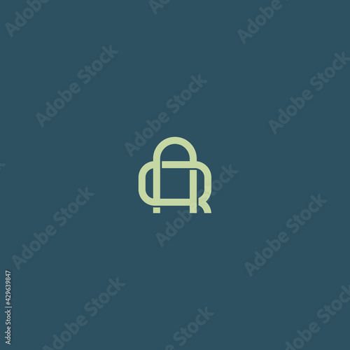aq qa Initial monogram logo vector for designs