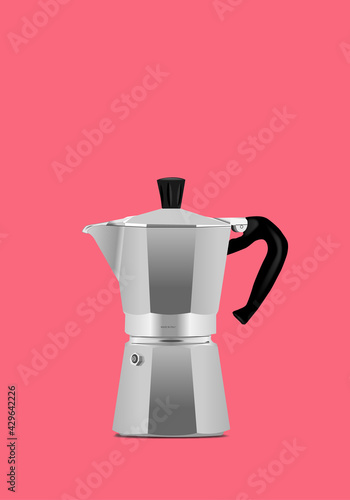 espresso machine, percolator, illustrator-file, editable, vector