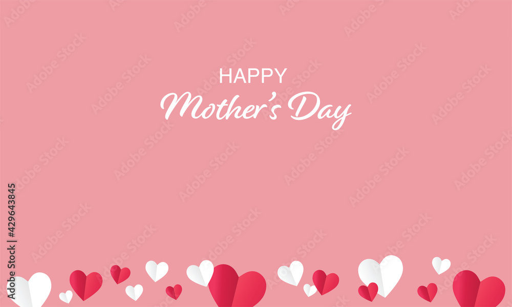 mothers day, mother day, day mother's, day mothers, day mother, mother, mothers, appreciation mother's day, appreciation mother, heart, hearts, greeting, card, greeting card, red, pink, illustration