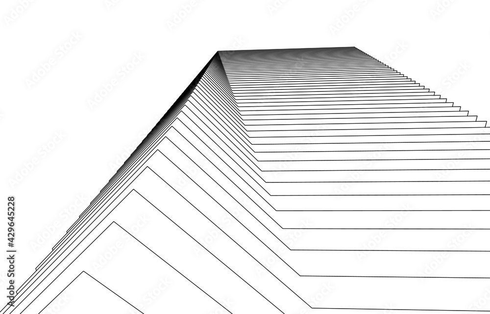 abstract linear architectural drawing abstract linear architectural drawing