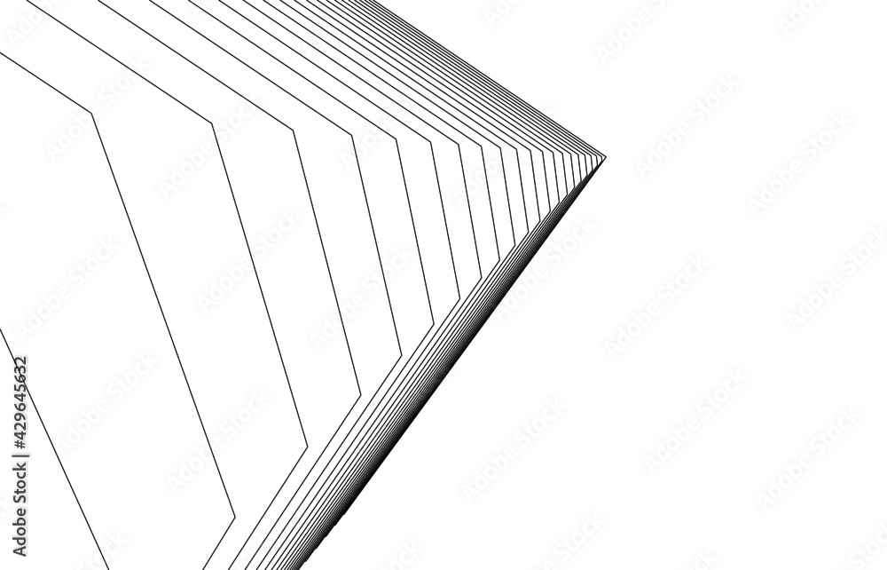 abstract linear architectural drawing abstract linear architectural drawing