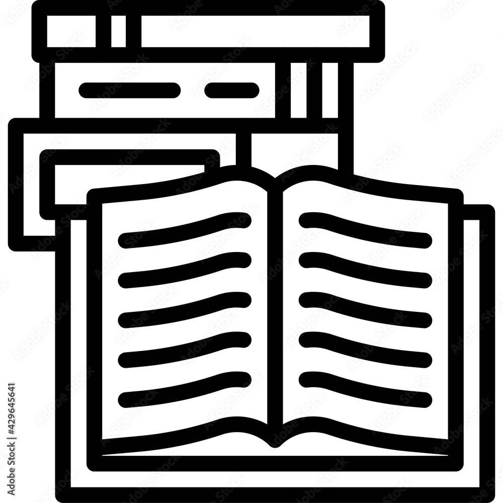 Books icon, Supermarket and Shopping mall related vector Books icon, Supermarket and Shopping mall related vector