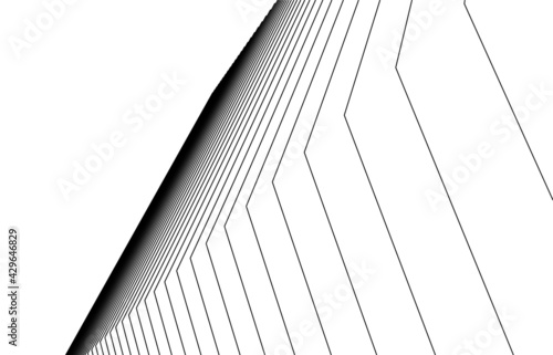abstract linear architectural drawing 