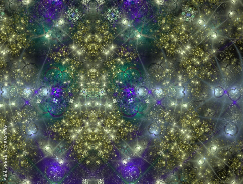 Obraz premium Imaginatory fractal background generated Image