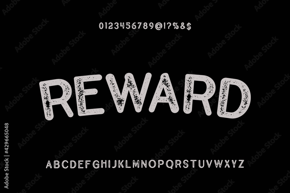 Obraz premium typeface font, alphabet design, brown vector background