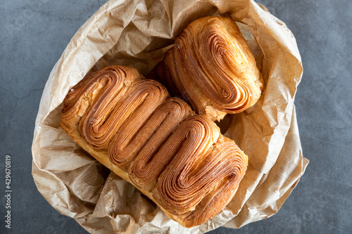Puff pastry brioche french recipe
