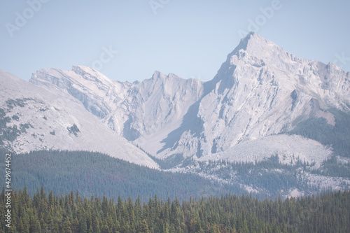 Fototapeta Naklejka Na Ścianę i Meble -  Pastel Sunny Mountains