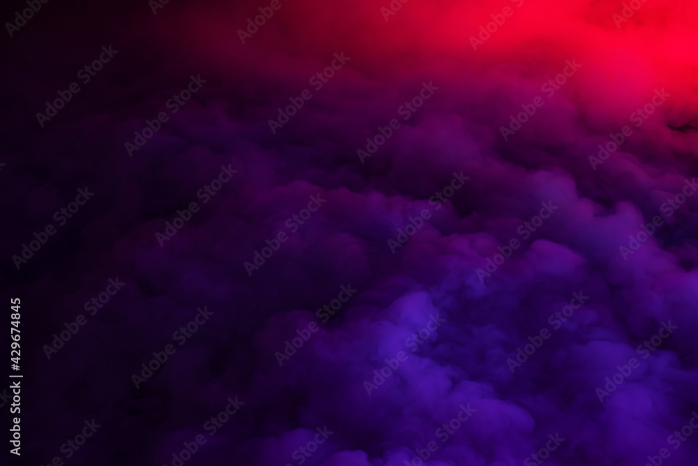 Thick deep purple smoke. The purple smoke from the bomb explosions appears as a cloud background. Thick deep purple smoke. The purple smoke from the bomb explosions appears as a cloud background.