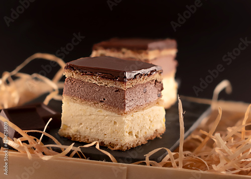 Kuchen aus der ungarischen Küche: Puddingwürfel