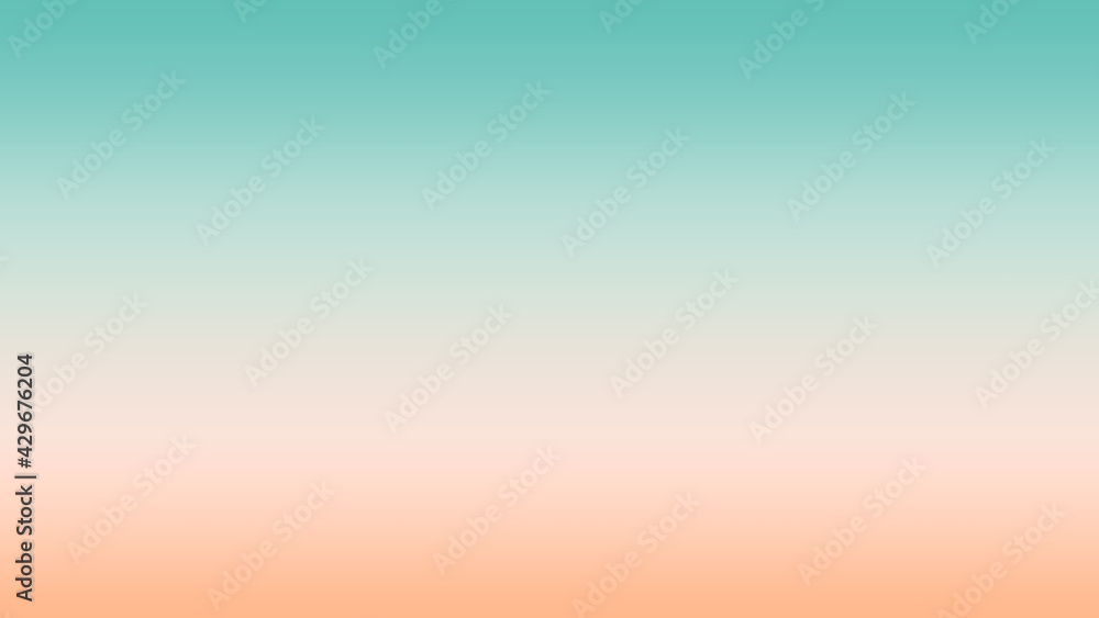 An Abstract combination of sea green , light ocean, rose and pink salt solid color linear gradient background on the horizontal frame
